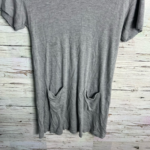 Lacoste gray mini dress with pockets size 34 - Picture 2 of 9